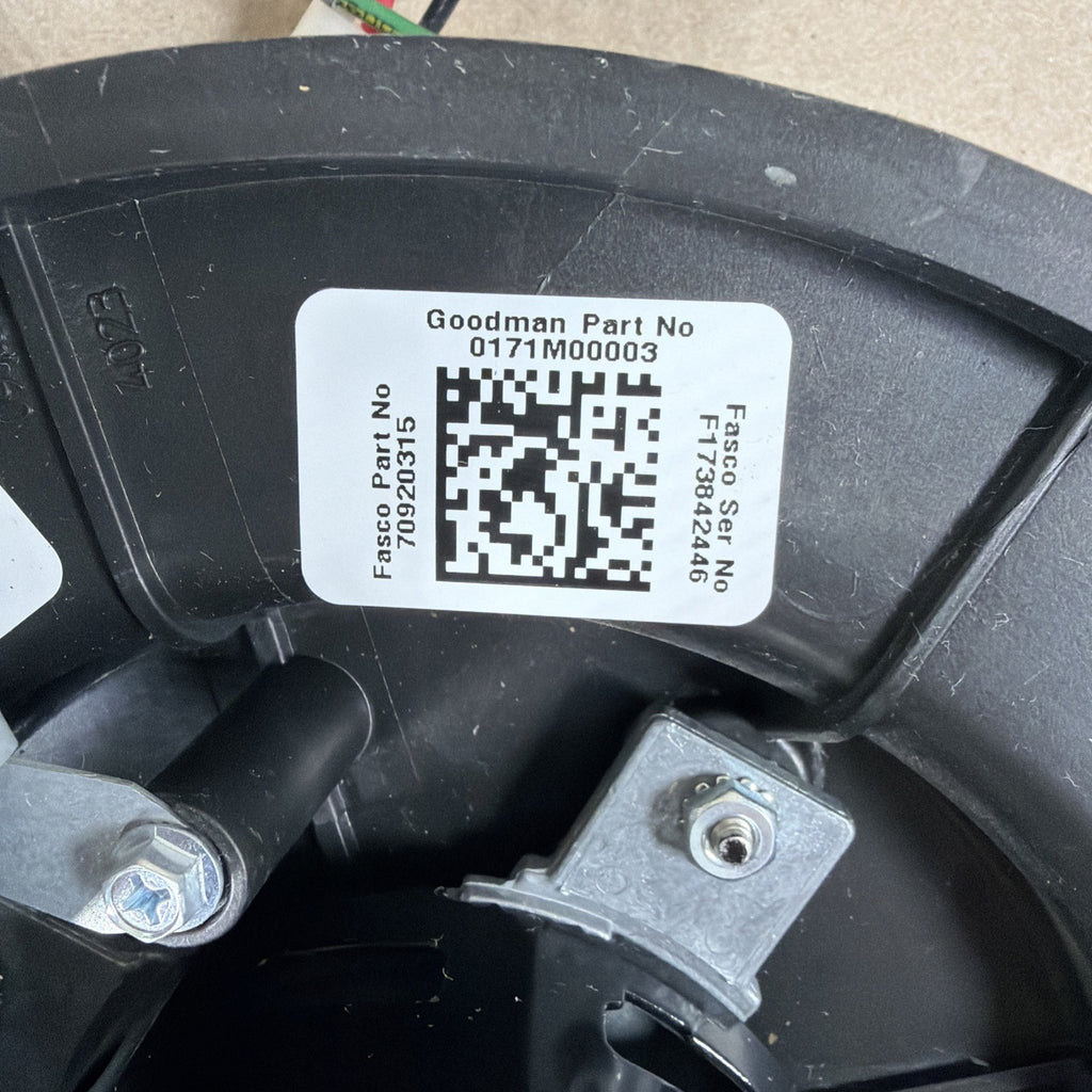 TESTED🔥🔥 70920315 OEM Furnace Draft Inducer Motor Fasco 0171M00003.