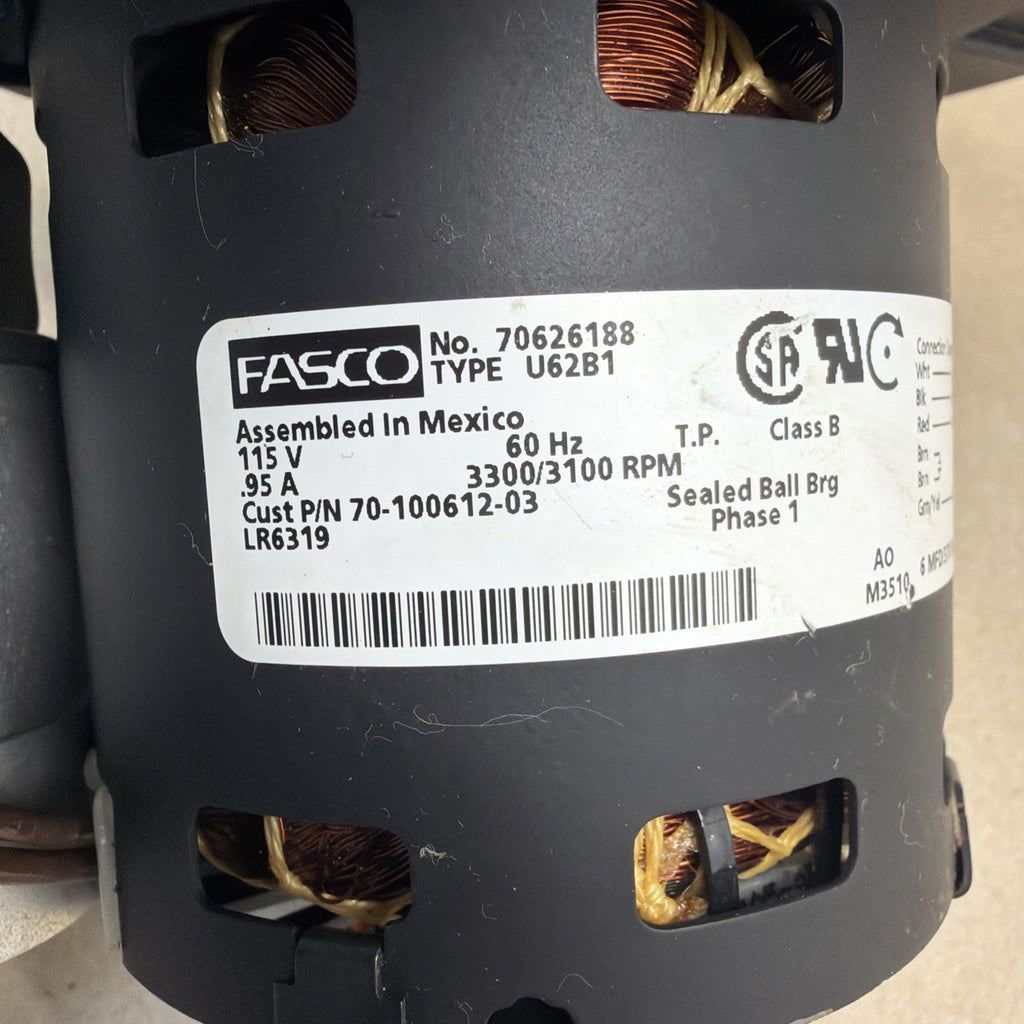 ✅ Fasco 70626188 Furnace Draft Inducer Motor Rheem 70-100612-03 115V