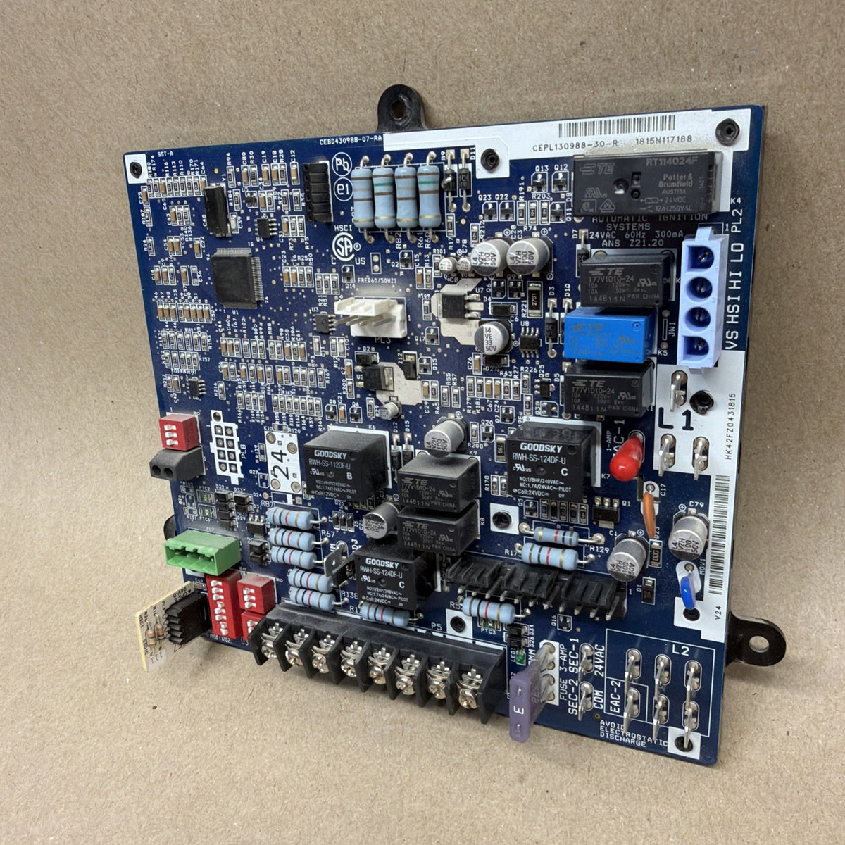 🔥🔥 Carrier Furnace Control Board HK42FZ0431815 Bryant Payne CEPL130988-30-R