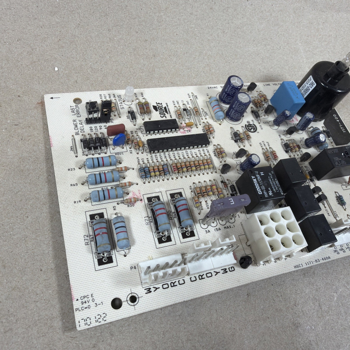 🔥 York 1171-400 Furnace Ignition Control Circuit Board 1171-83-400A  SOURCE 1