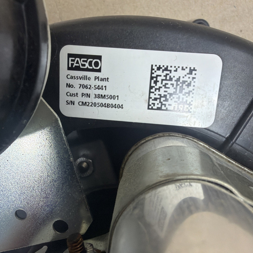 TESTED✅ Lennox 38M5001 Inducer Draft Blower Assembly Fasco 70625441 Motor