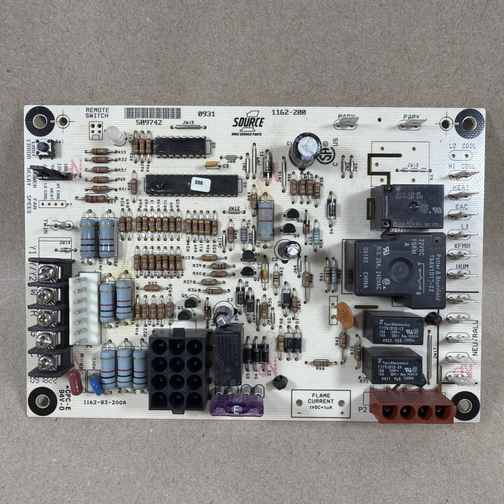 🔥🔥 Honeywell 1162-200 Furnace Control Circuit Board 509742 1162-83-200A
