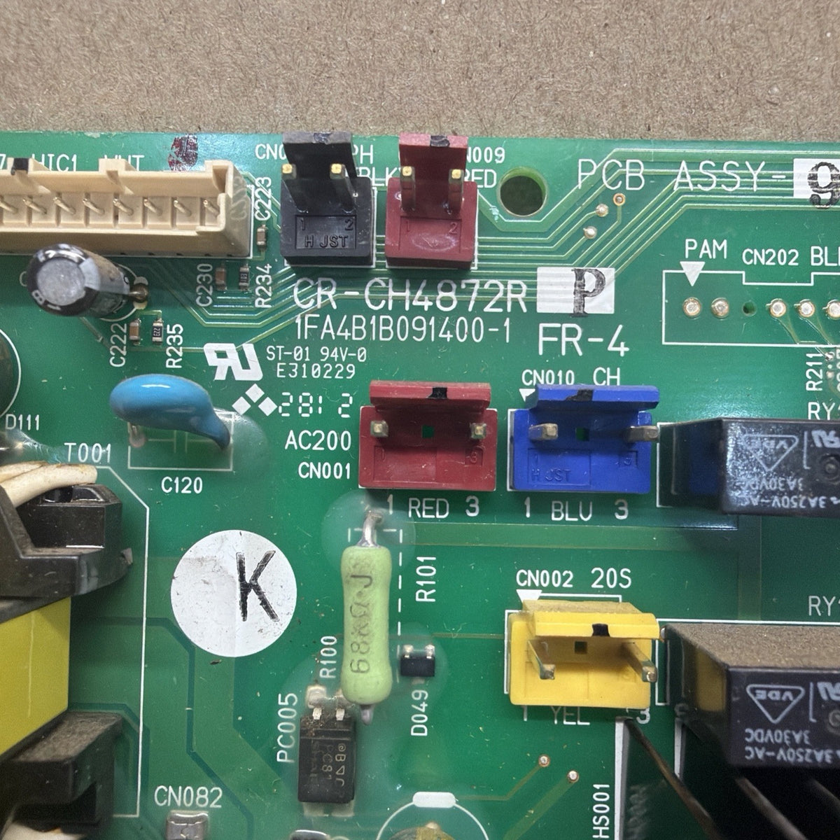 Panasonic Air Conditioner 1FA4B1B091400-1 / CR-CH4872R Board SANYO M2925A0B
