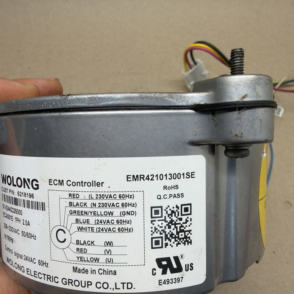 Wolong ECM Controller EMR421013001SE. P/N:6218196 ECA001E 208/230V