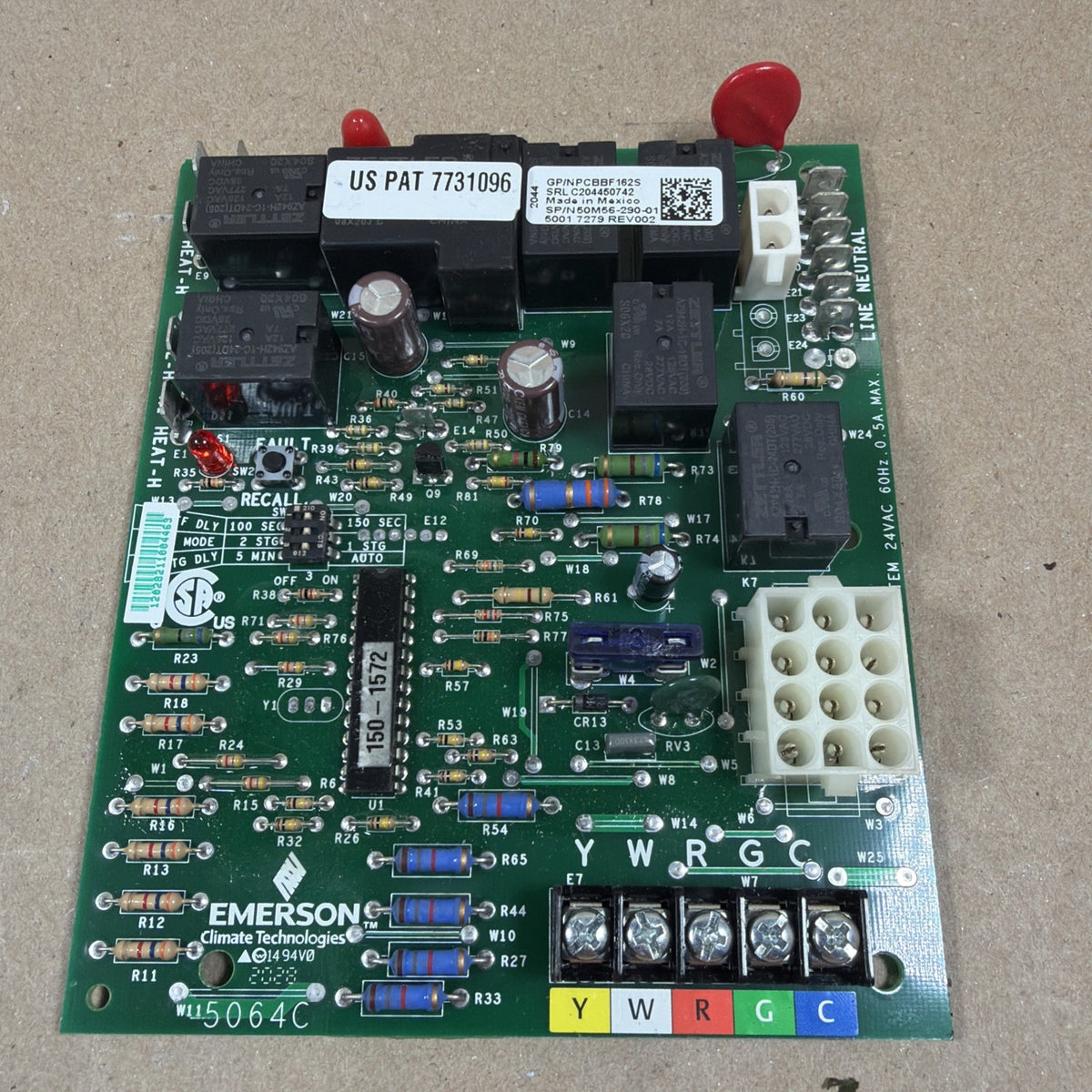 TESTED🔥 OEM GOODMAN PCBBF162S FURNACE CONTROL BOARD HVAC 50M56-290-01