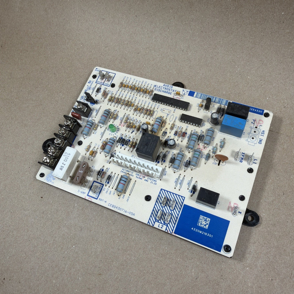CARRIER Bryant ICP CEBD430716-05A HK42FZ023 Furnace Control Circuit Board