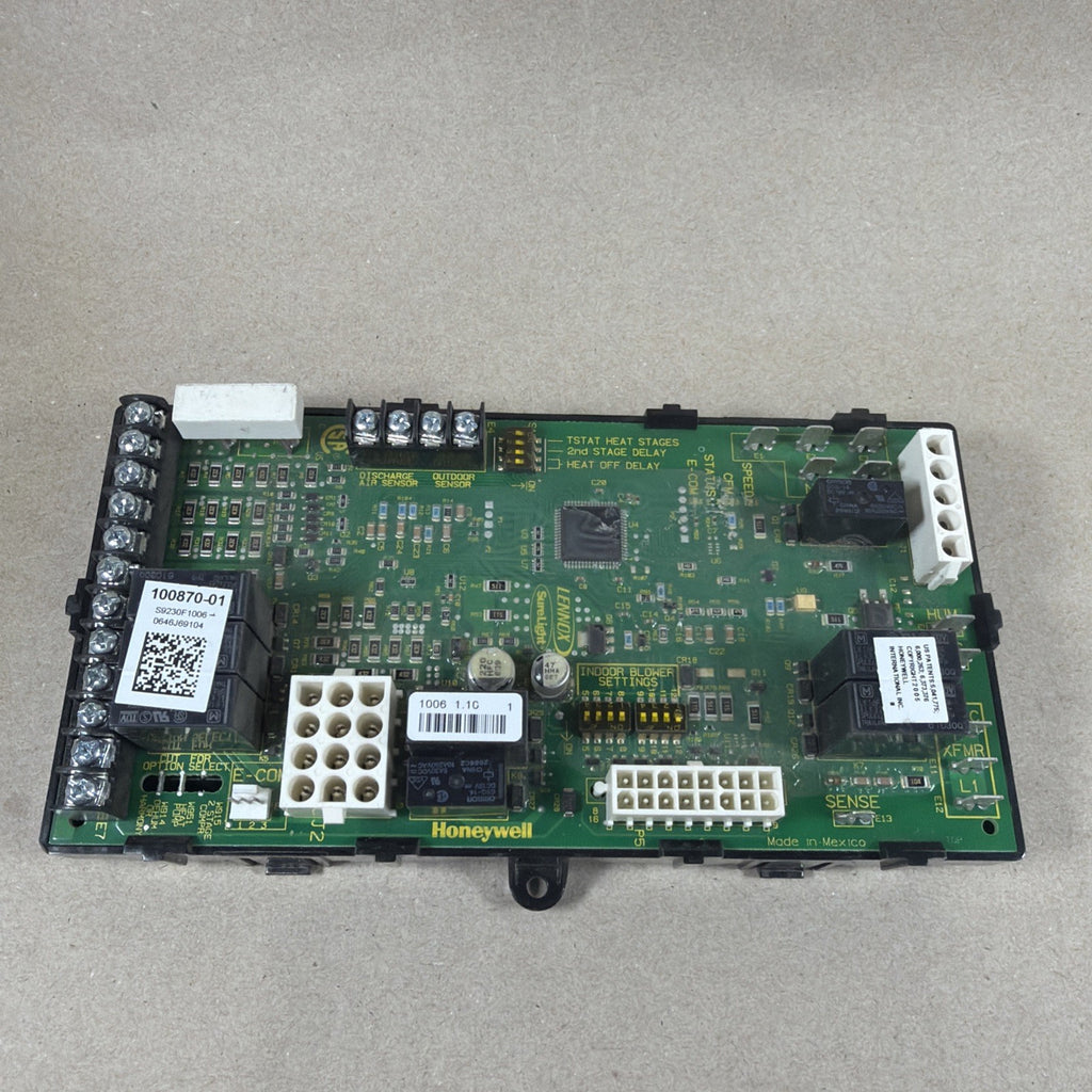 TESTED✅  LENNOX 100870-01 Furnace Control Board Honeywell S9230F1006 SureLight