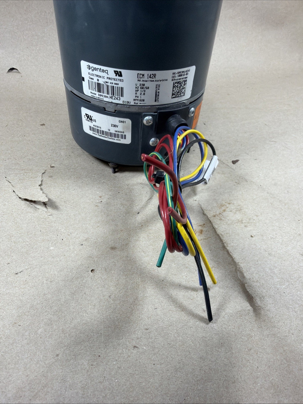 ECM 1/2HP Blower Motor Controller GE 5SME39HL0252 MOT09262 CN03 D341314P34 (M16