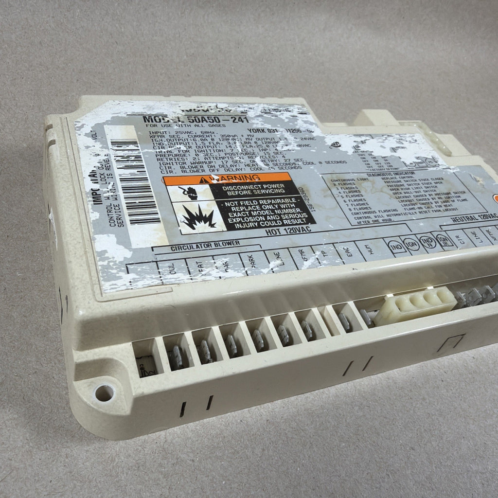 TESTED🔥 50A50-241 Furnace Control Board White Rogers  York 031-01266-000 (C41)