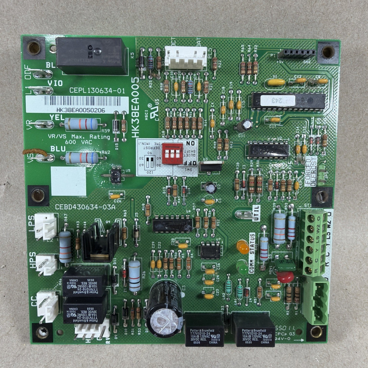 🔥 Carrier Bryant CEPL130634-01 HK38EA005 Fan Control Board CEBD430634-03A