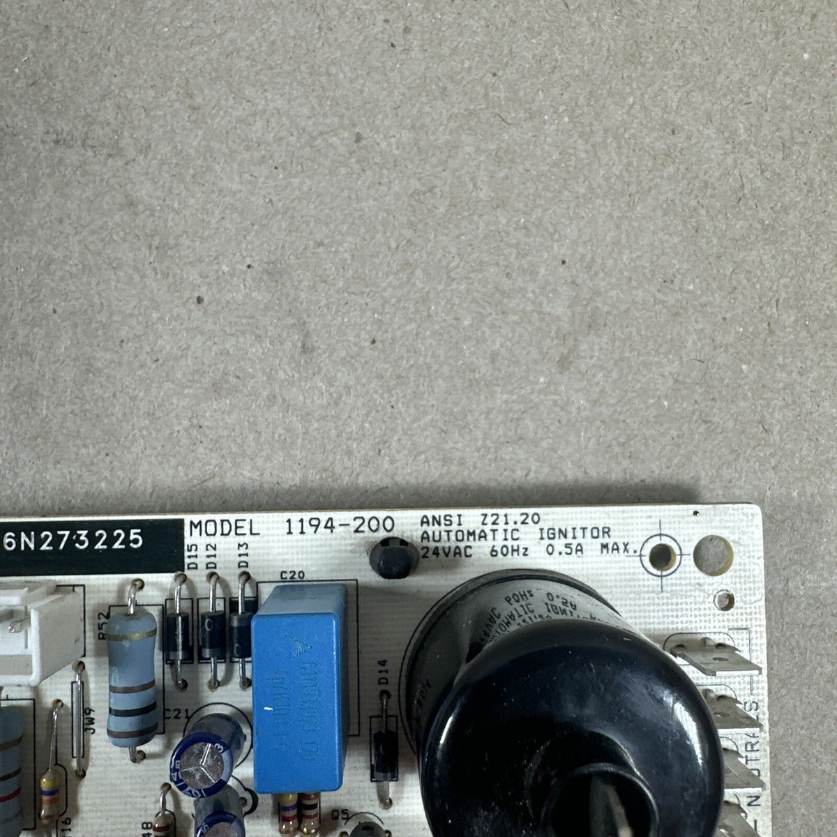 TESTED🔥 1194-83-2002A 1194-200 62-104058-02 Rheem furnace  control Board A165
