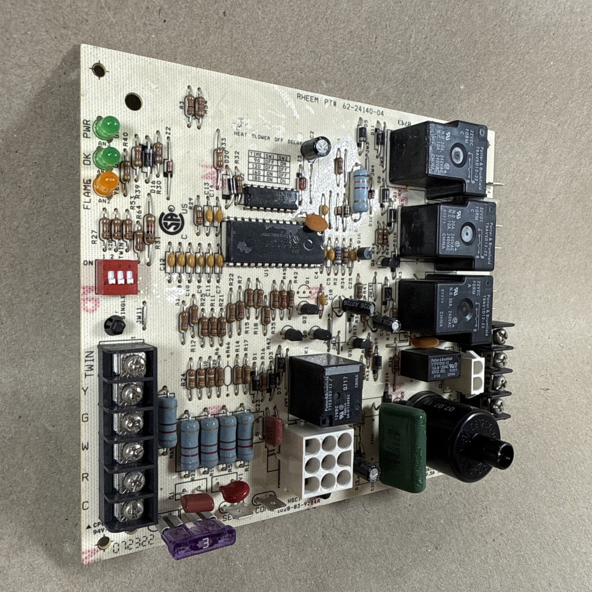 🔥 1028-83-9284A   1028-928A.  62-24140-04 Rheem furnace OEM control Board