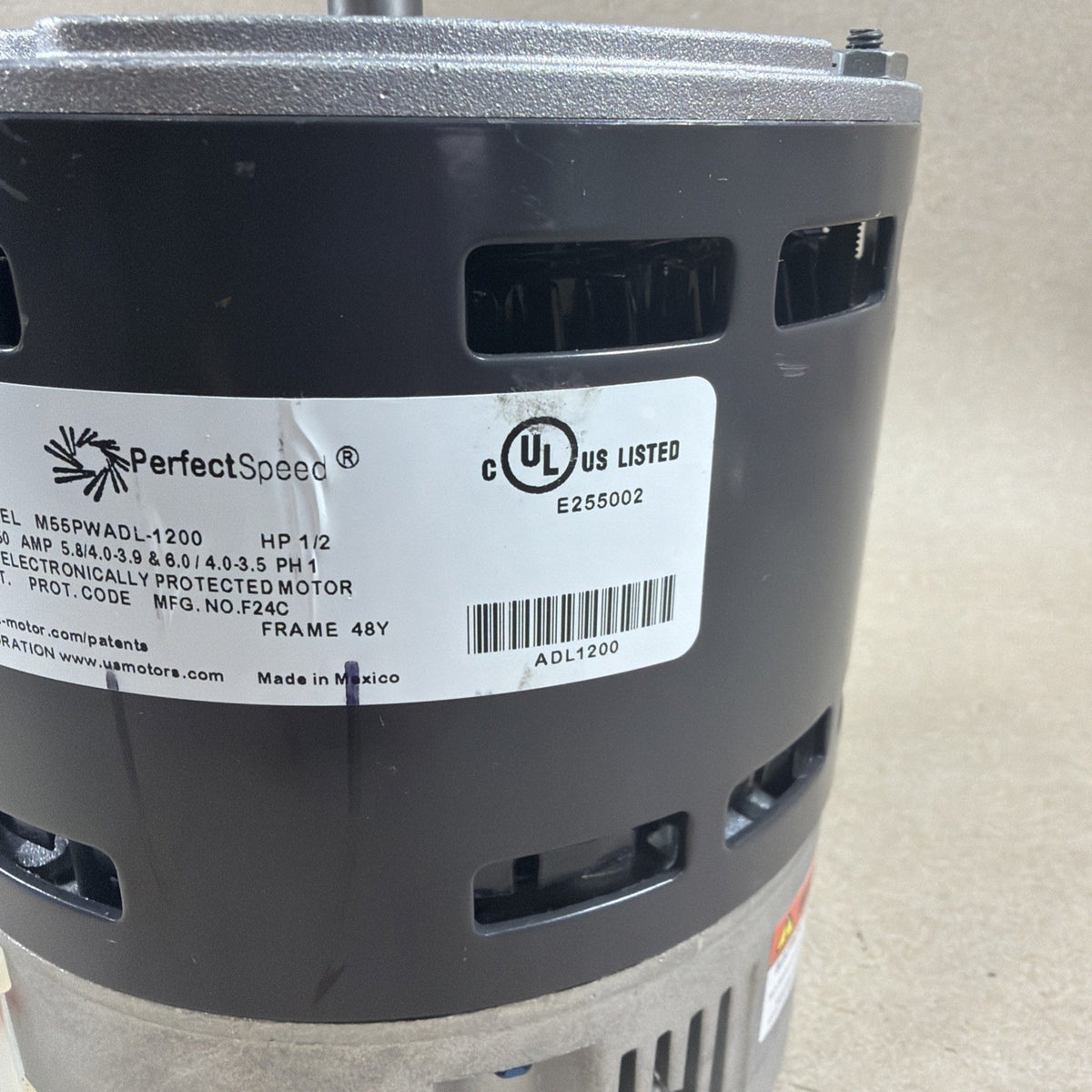 🔥🔥 US Motors PerfectSpeed M55PWADL-1200 ECM Blower Motor 1/2HP A25232274 (M13)