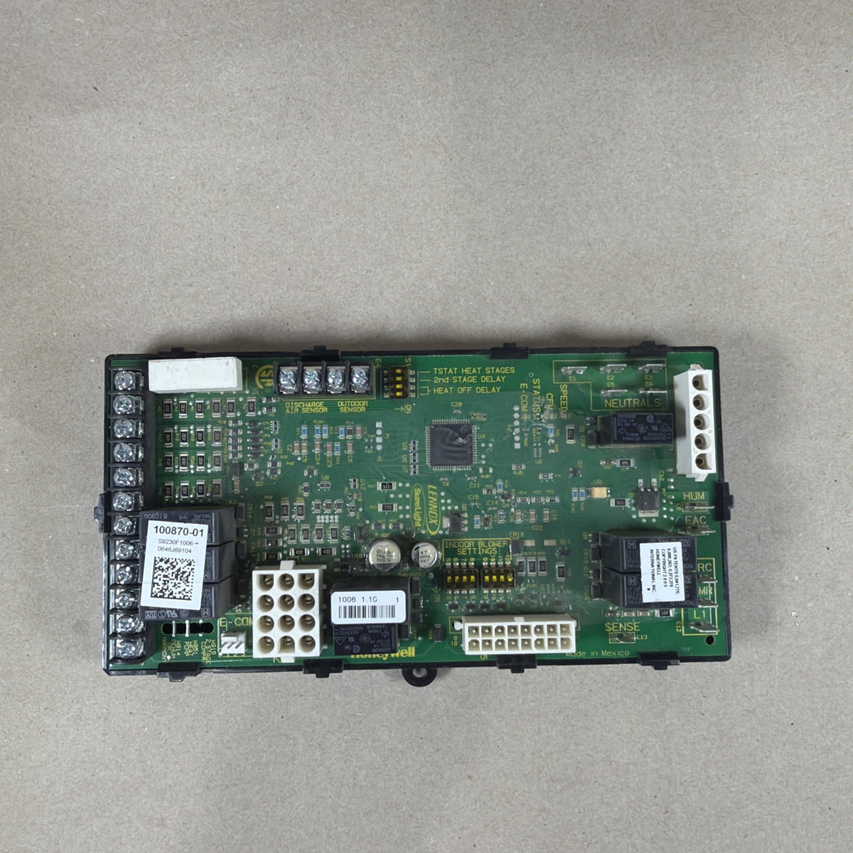 TESTED✅  LENNOX 100870-01 Furnace Control Board Honeywell S9230F1006 SureLight