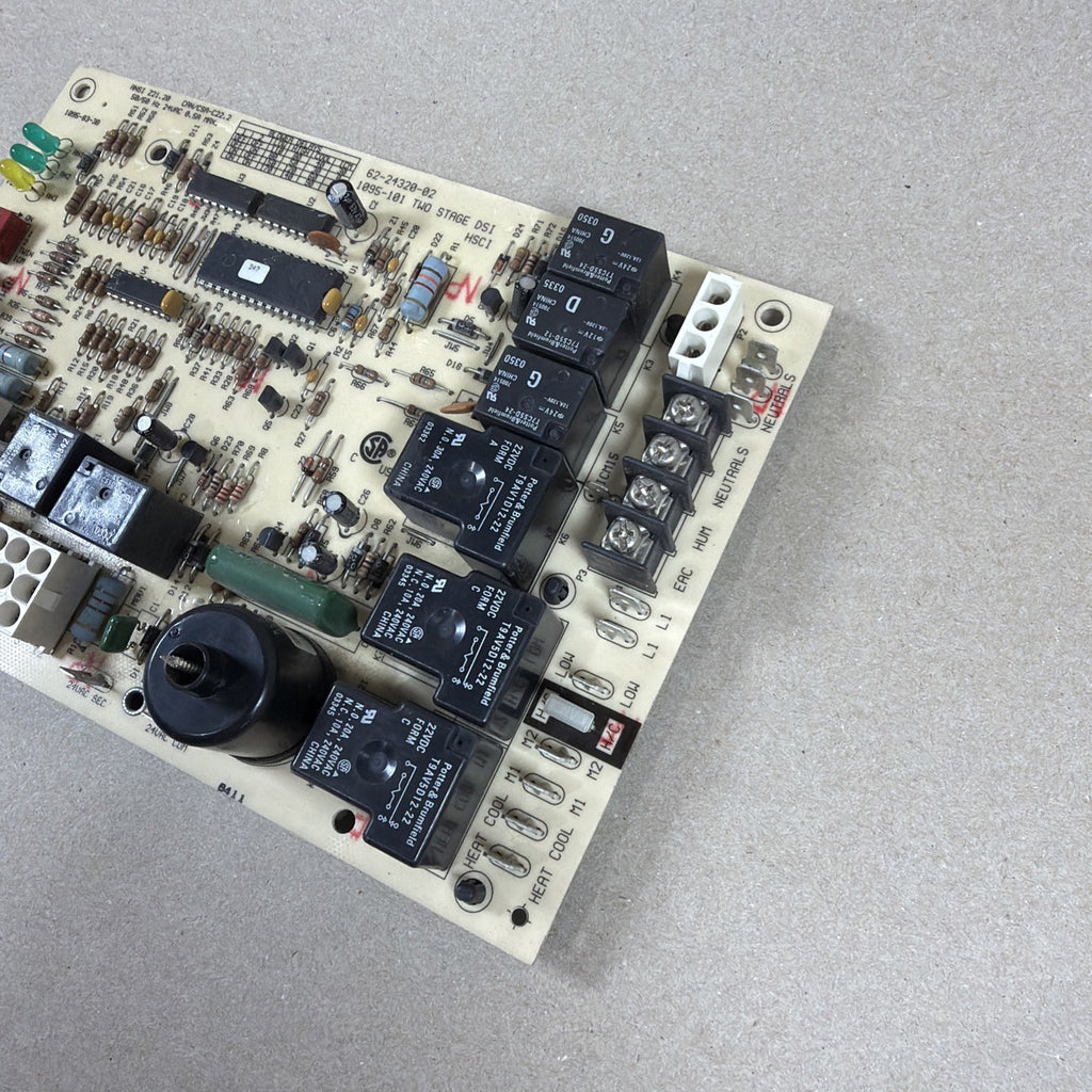 TESTED🔥 RHEEM RUUD 62-24320-02  Furnace Control Board 1095-101   1095-83-3B