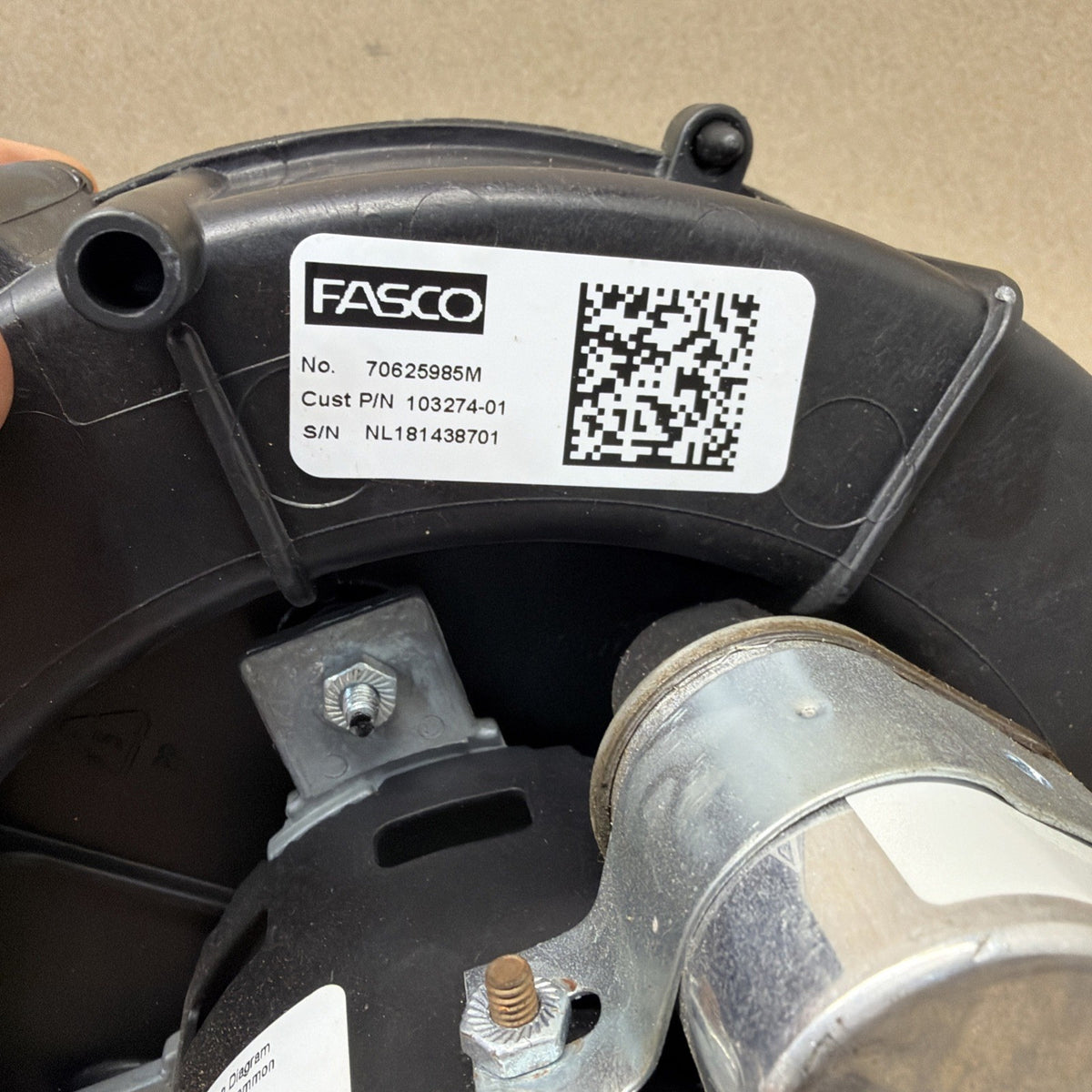 TESTED✅ FASCO 70625985C Draft Inducer Blower Motor JK846290-36 103274-01 115V