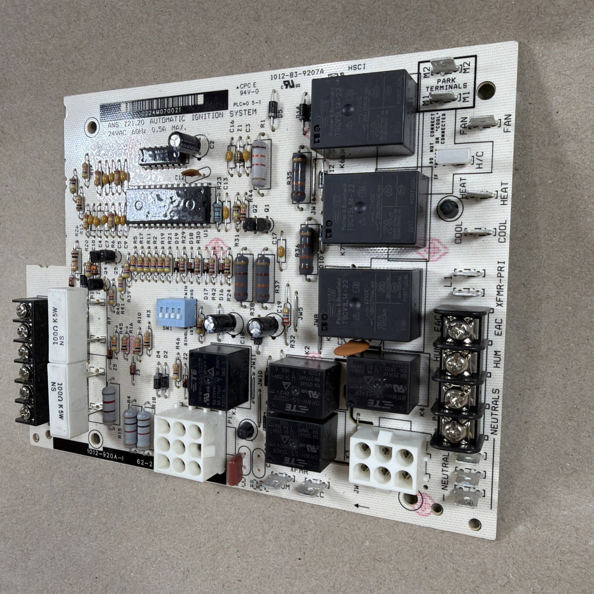 🔥 Rheem 62-24084-02 Integrated Furnace Control 1012-920A-1 1012-83-9207A (T24)