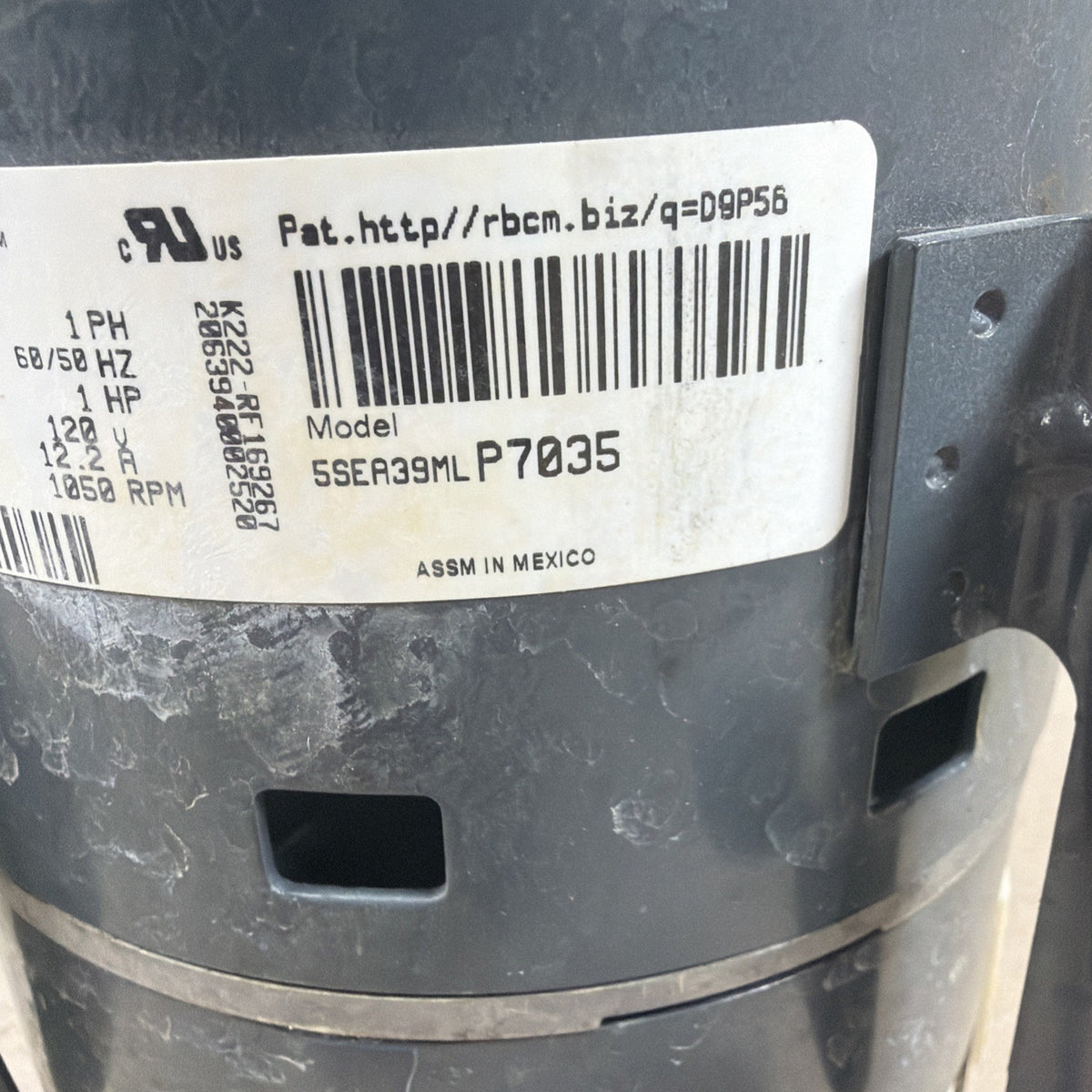 TESTED🔥 Genteq 5SEA39MLP7035 Furnace Blower Motor HD52MR132. KJ01. 1HP.