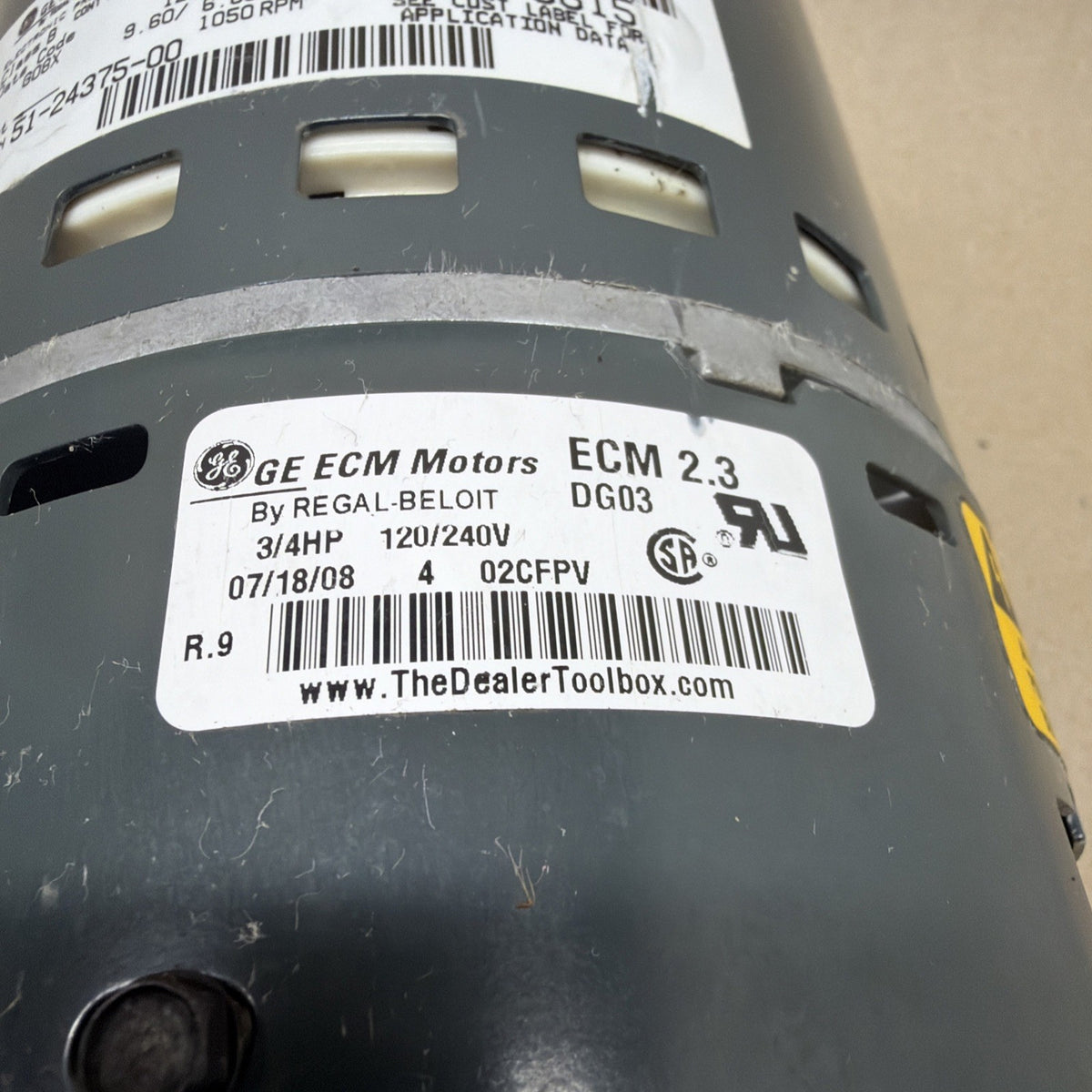 🔥 Trane 5SME39SL0615 3/4HP ECM 2.3 DG03 Genteq Furnace Blower Motor CCW