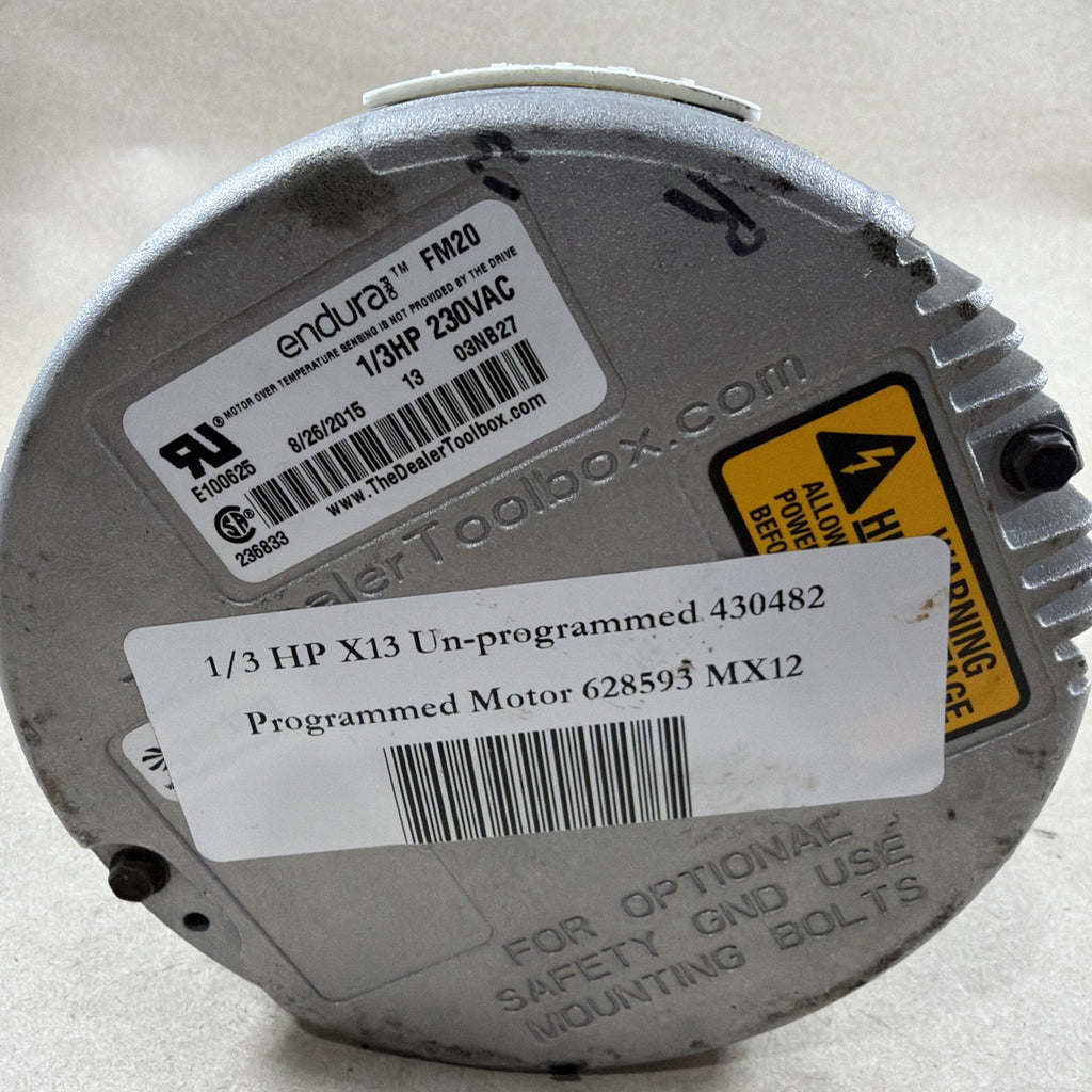 TESTED🔥 GENTEQ X13 ECM BLOWER MOTOR 5SME39DXL016A 1/3HP 430482 FM20 X13