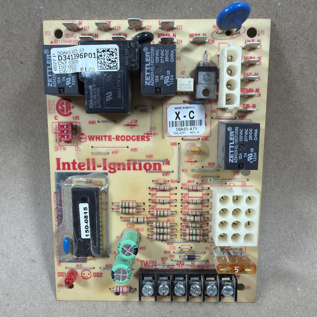 🔥 White Rodgers D341396P01 Furnace Control Circuit Board 50A65-475-07