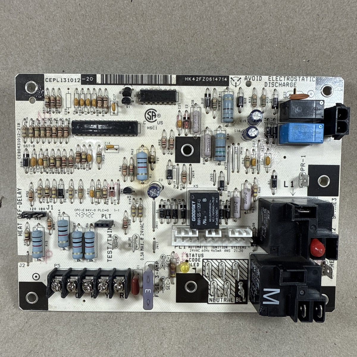 🔥 Furnace Control Circuit Board CEBD431012-21B CEPL131012-20 Carrier HK42FZ061