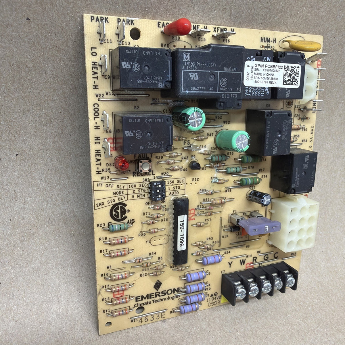 TESTED✅ Goodman PCBBF122 Gas Furnace Control Circuit Board 50M56-289-01