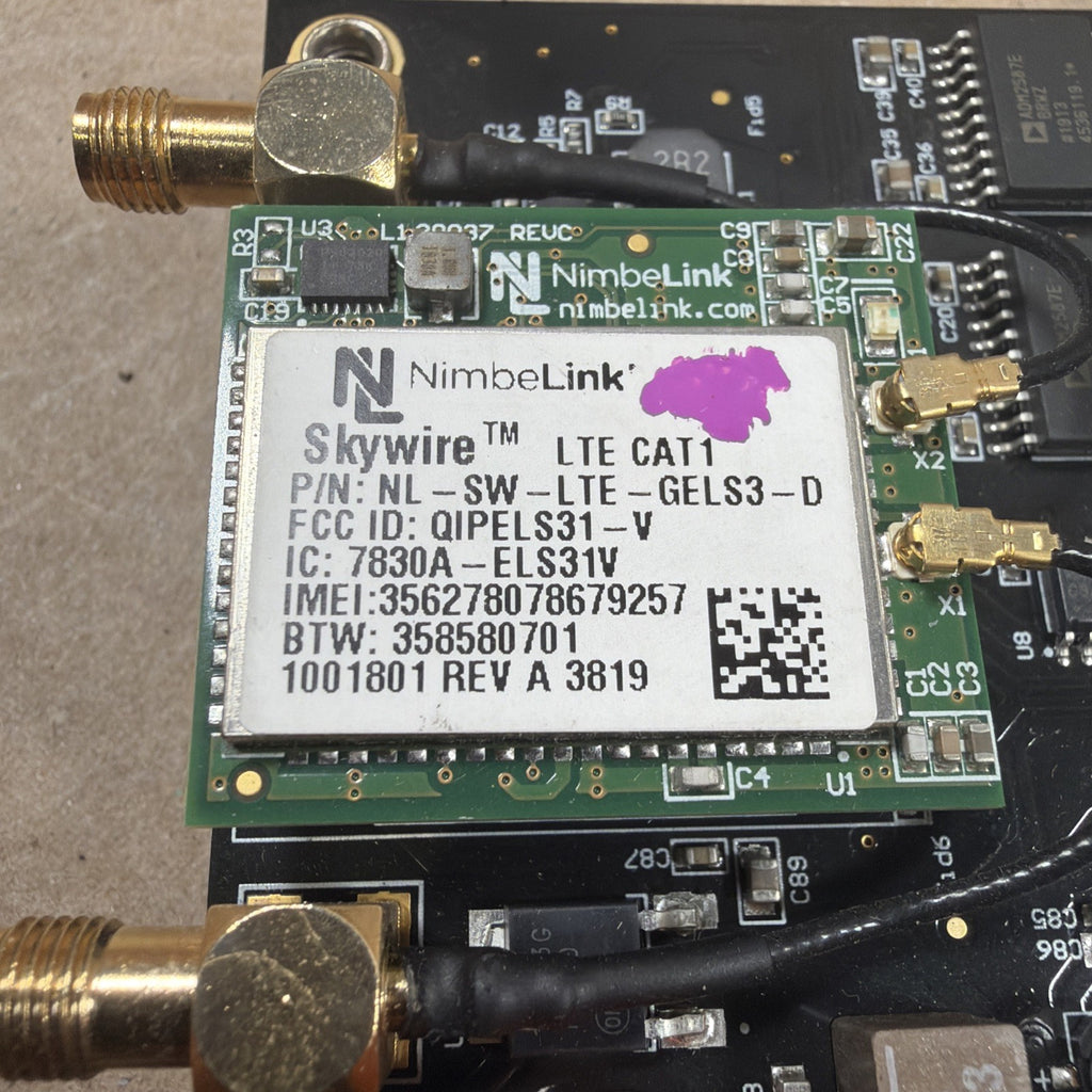 Nimbelink Skywire NL-SW-LTE-GELS3-D  4G LTE modem module Verizon (LOT 5)