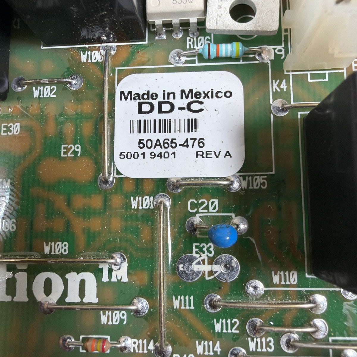 TESTED🔥 50A65-476  Furnace control board D341396P03 CNT03798