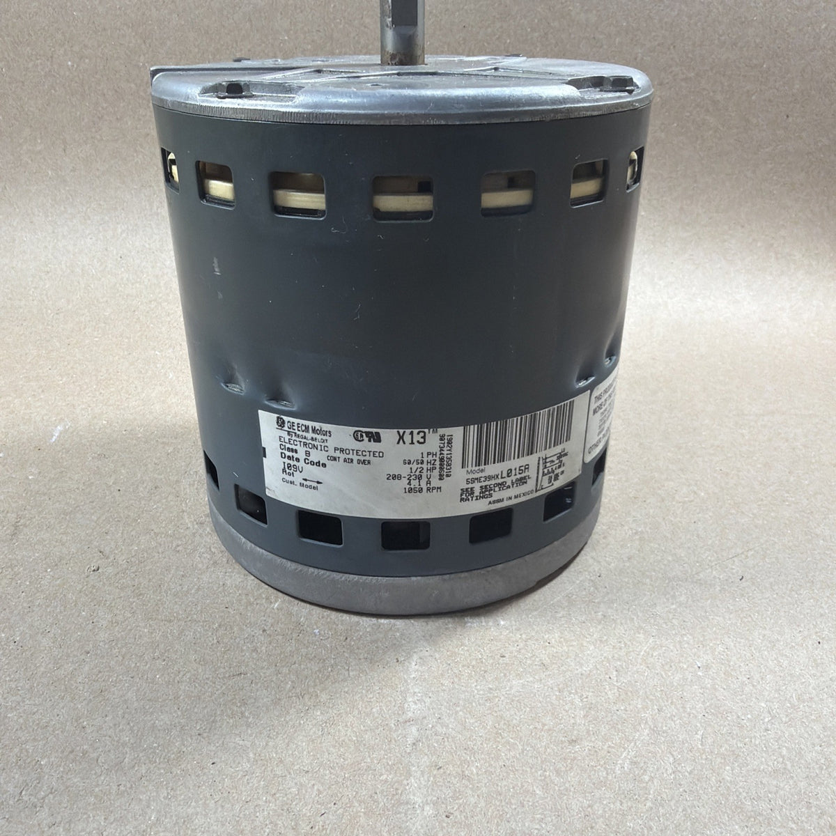 TESTED🔥 GE Genteq ECM X13 1/2 HP Blower Motor 5SME39HXL015A 430483 FM19