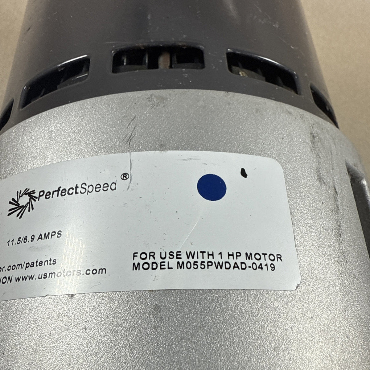 TESTED!!  US MOTORS Blower Motor M055PWDAD-0419 1HP J363354518 NIDEC (MT25)
