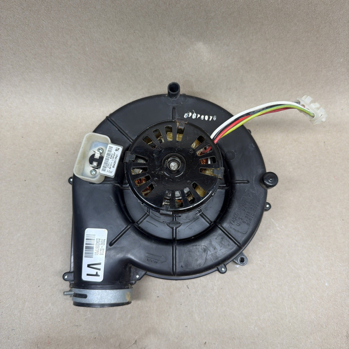 🔥 FASCO 70920238 Furnace Draft Inducer Blower Motor Assembly D342097P01