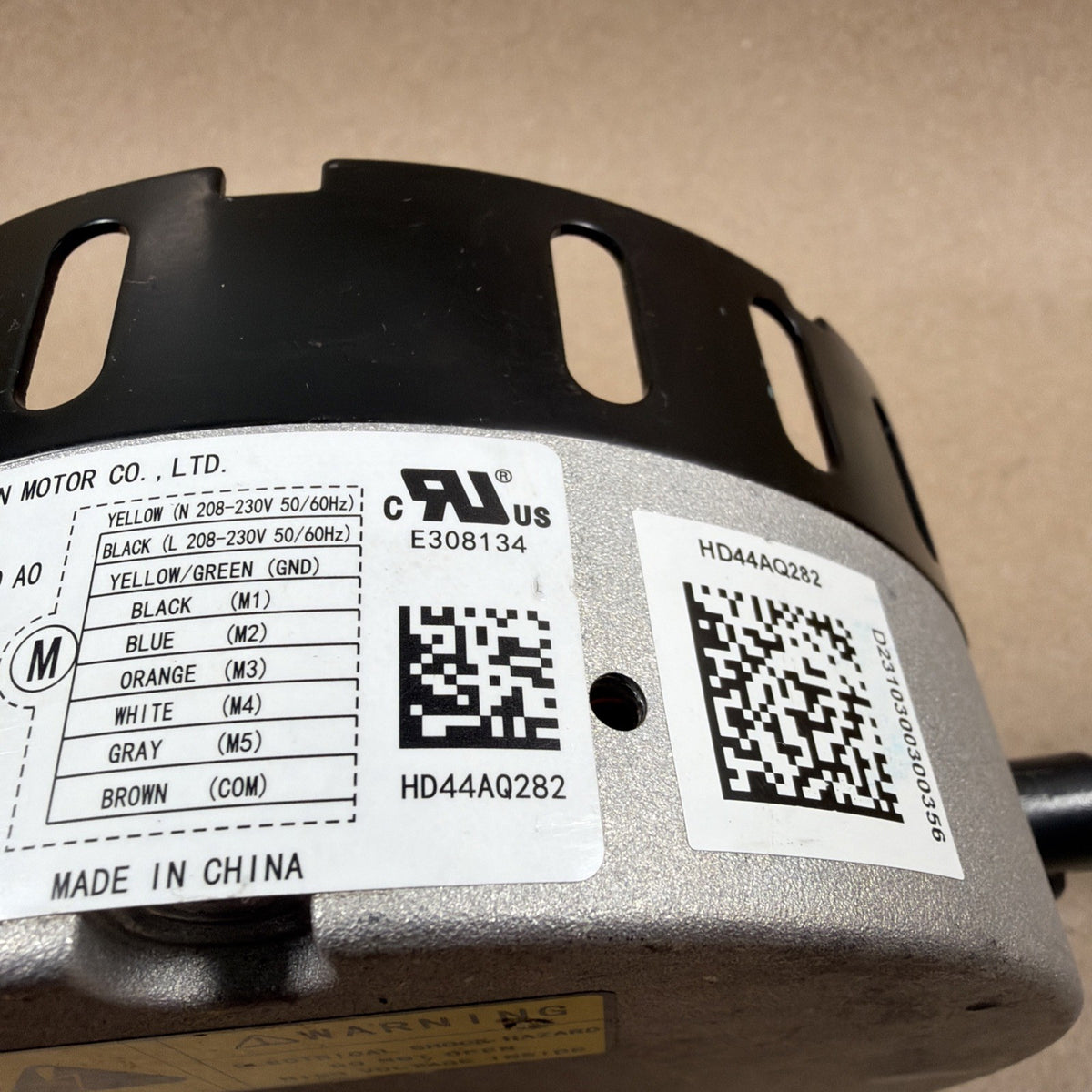 🔥 BROAD-OCEAN ZWK778C5H0030L ECM Blower Motor 230V 1/2HP HD44AQ282 K00190134