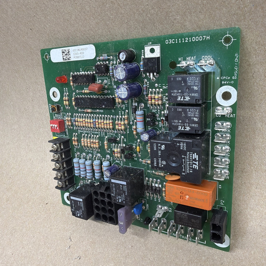 TESTED✅ Goodman Amana Furnace Control Board Part # 1165-83-4121 Rev A PCBBF132