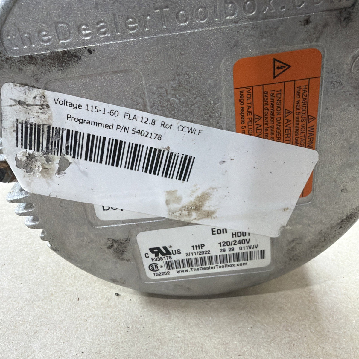 🔥 Genteq EON Motor  Module 5SEA39RLV5003 TRANE 5402178 CCW. HD01  1 HP