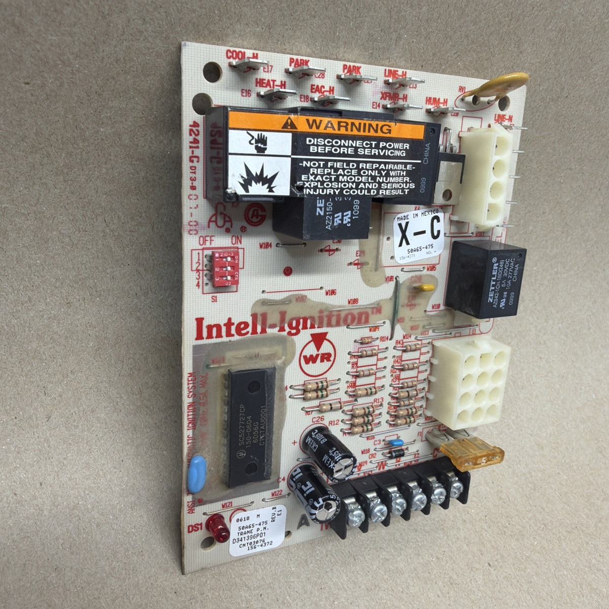 ✅  White Rodgers D341396P01 Furnace Control Circuit Board 50A65-475  156-4372