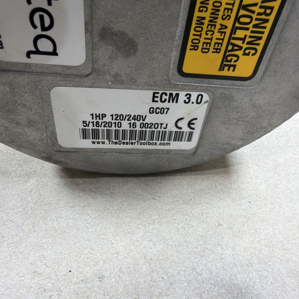 🔥 Genteq ECM 3.0 HD52RE122 Blower Motor 5SME39SXL3008A. GC07  3.0.  1HP