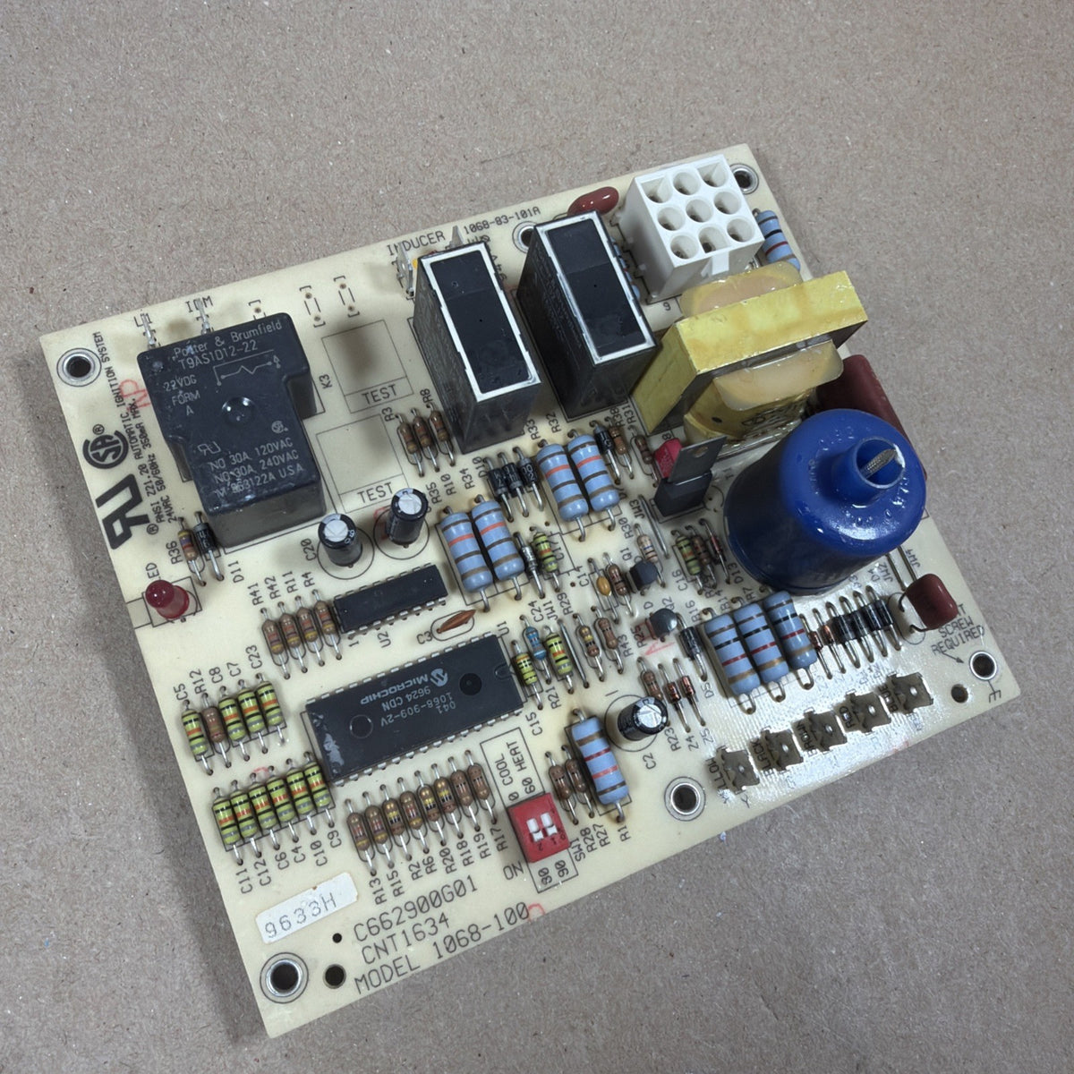 🔥🔥 1068-83-101A C662900G01 CNT1634 1068-100 Control Board Trane Roof Top