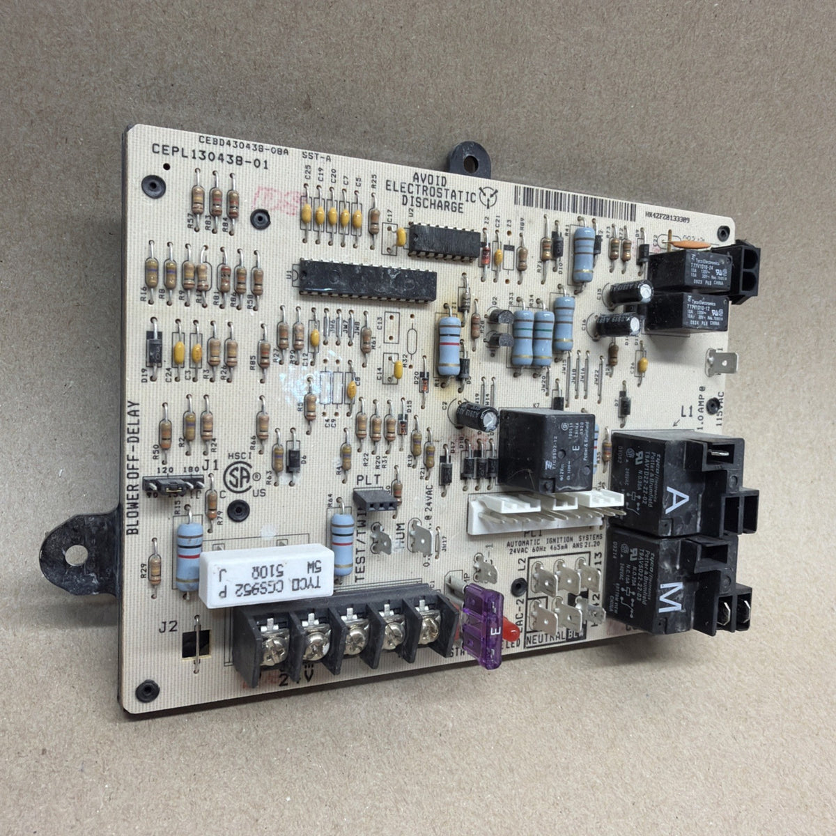 Carrier Bryant CEPL130438-01 Control Circuit HK42FZ013 CEBD430438-08A