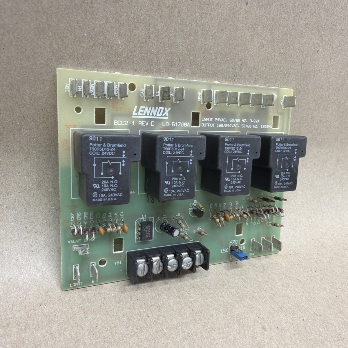 Lennox BCC2-1 LB-61708A circuit Control Board BCC1 BCC3 48K98 35K77 40L88 78J61