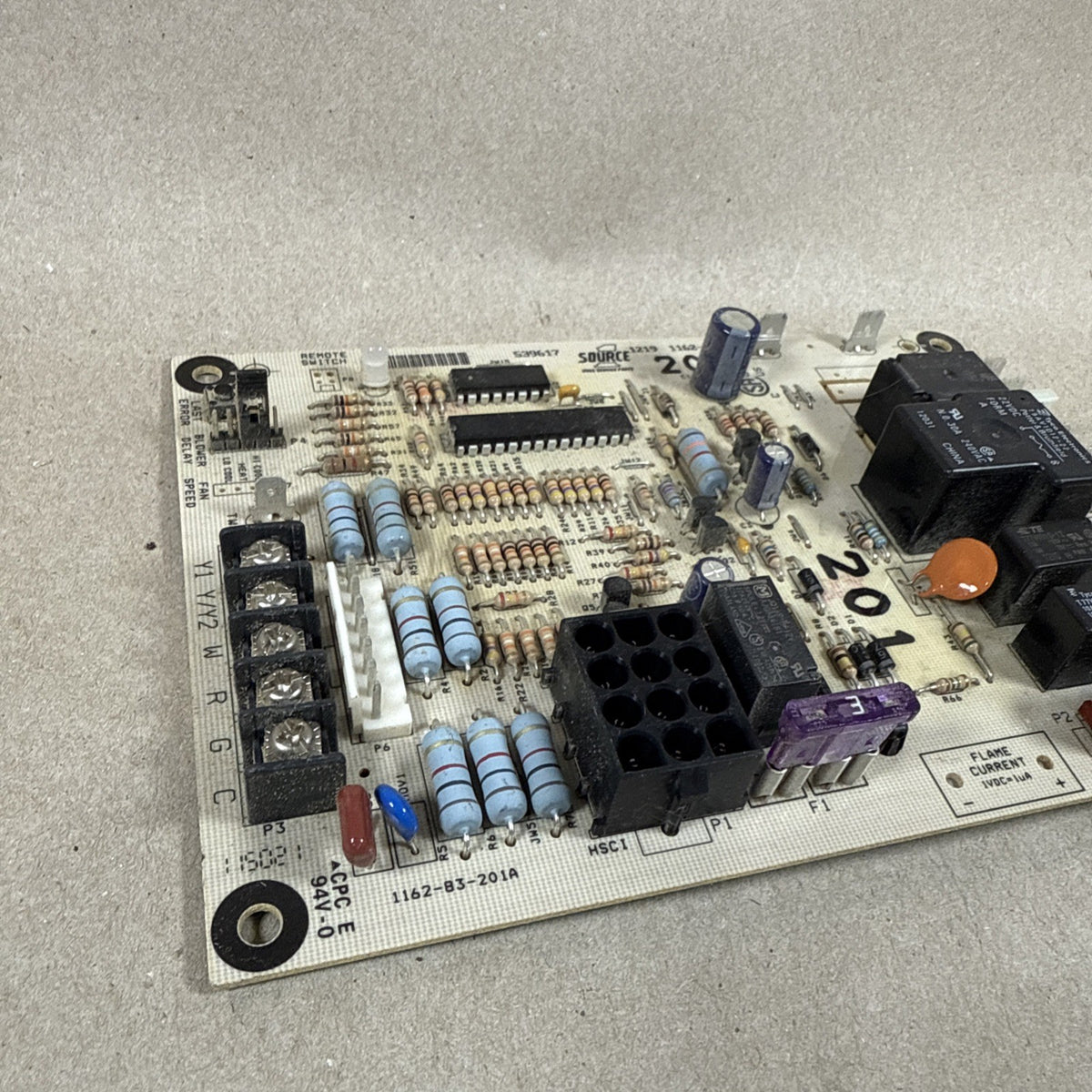 TESTED! York Coleman 1162-83-201A  1162-201 Control Circuit Board 539617 (G47)