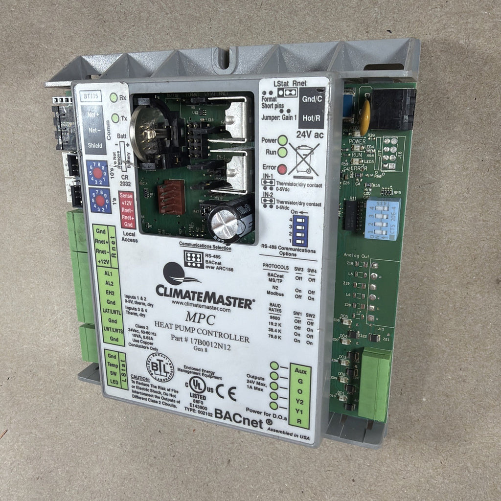 TESTED🔥🔥. CLIMATEMASTER 17B0012N12 / 17B0012N12 Heatpump Controller (C18)