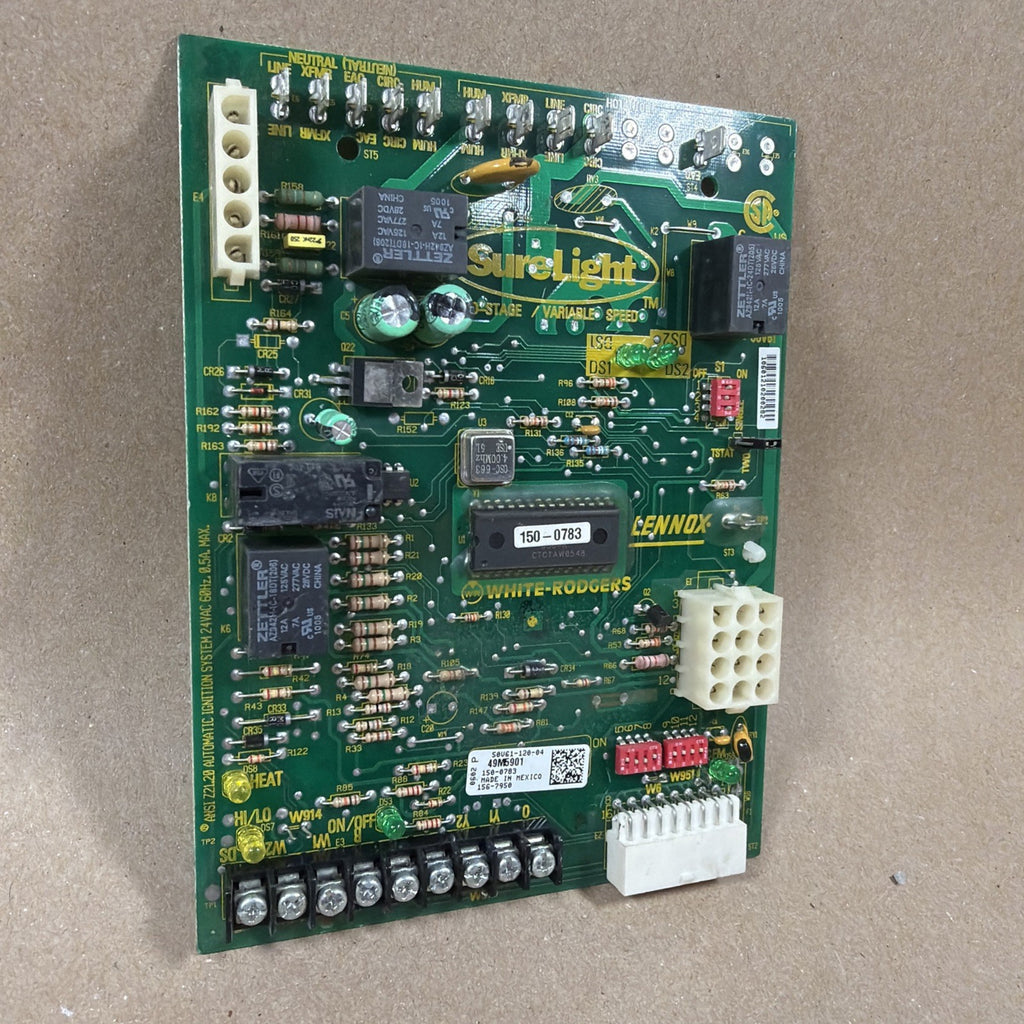 TESTED✅.  LENNOX 49M5901 50V61-120-04 Furnace Control Board