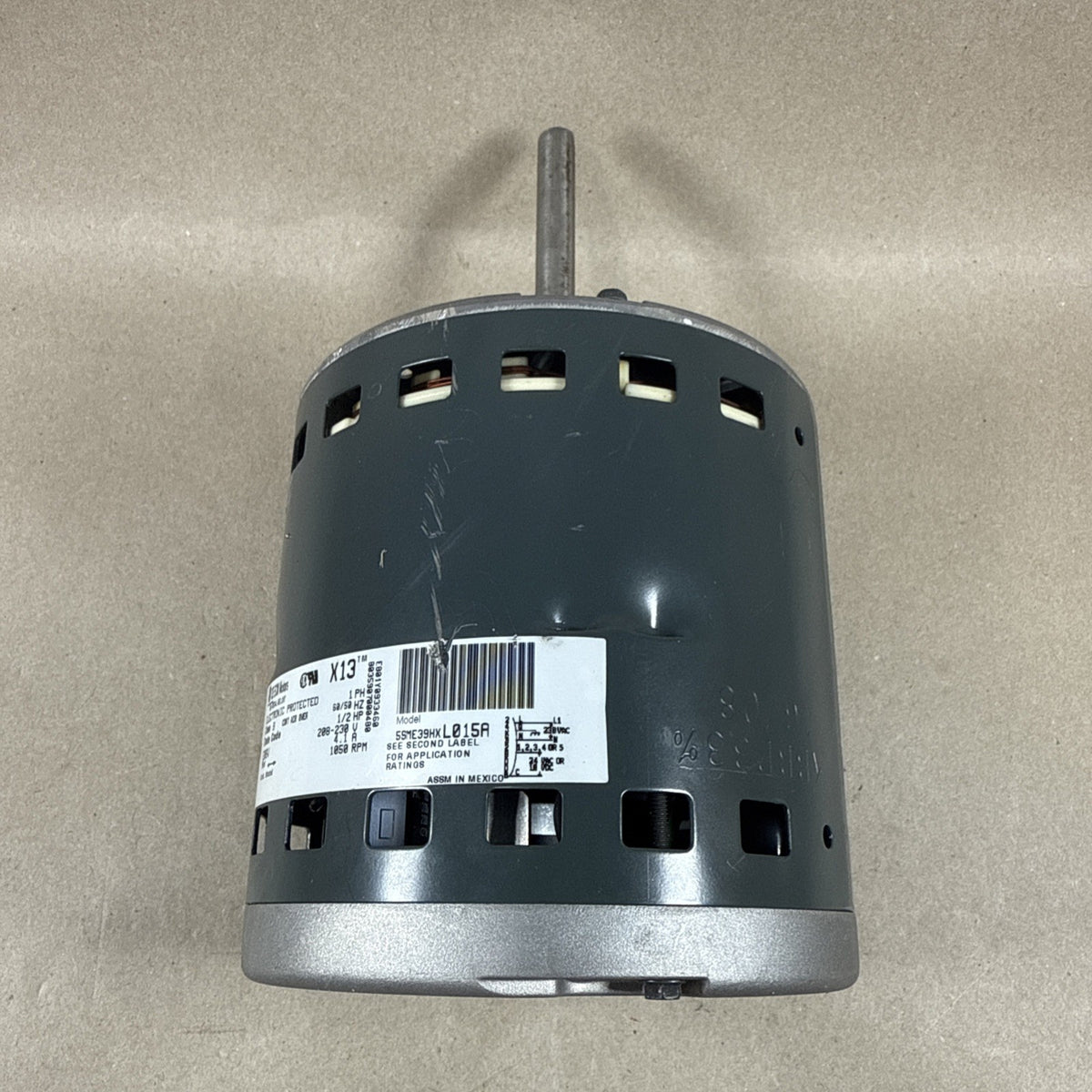 TESTED GE Genteq ECM X13 1/2 HP Blower Motor 5SME39HXL015A 101207-03 FM19 (#8)