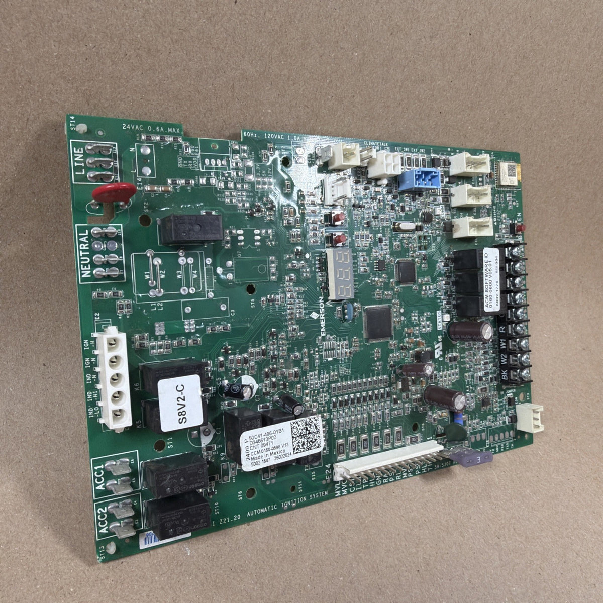 TESTED🔥 Emerson 50C41-496-01B1 Furnace Control Board D346613P02 CNT09471