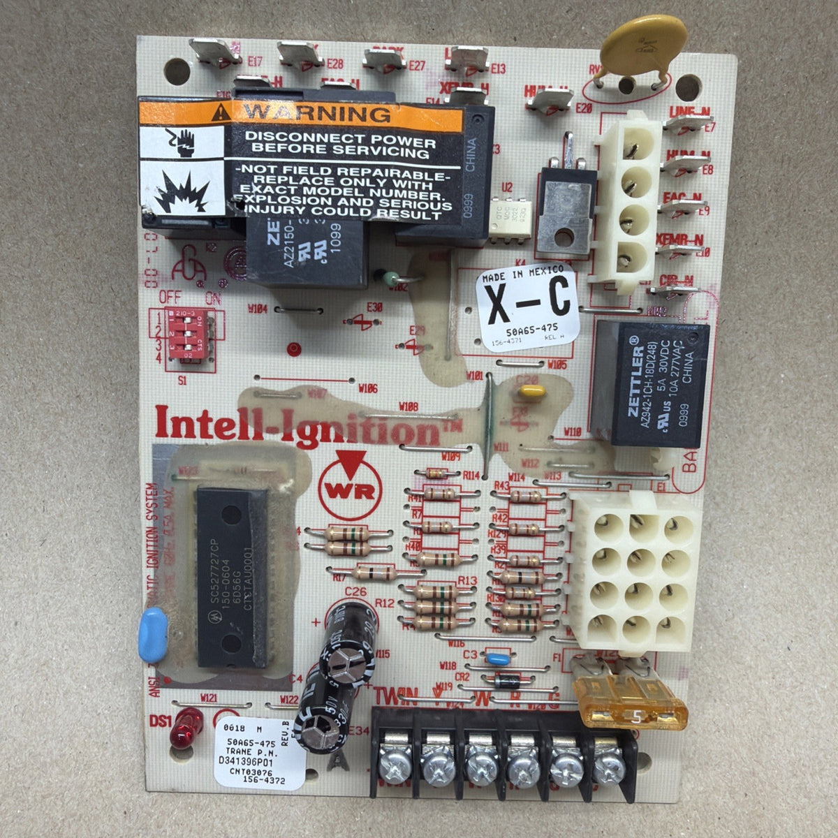 ✅  White Rodgers D341396P01 Furnace Control Circuit Board 50A65-475  156-4372
