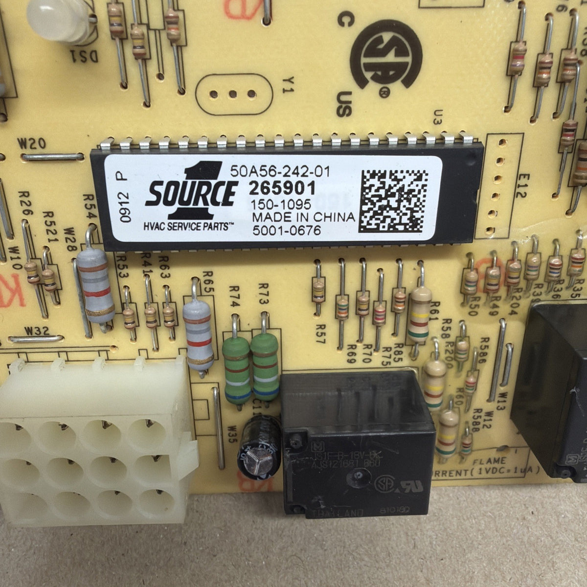 🔥 Source1 York Luxaire 265901 Furnace Control Board Emerson 50A56-242-01