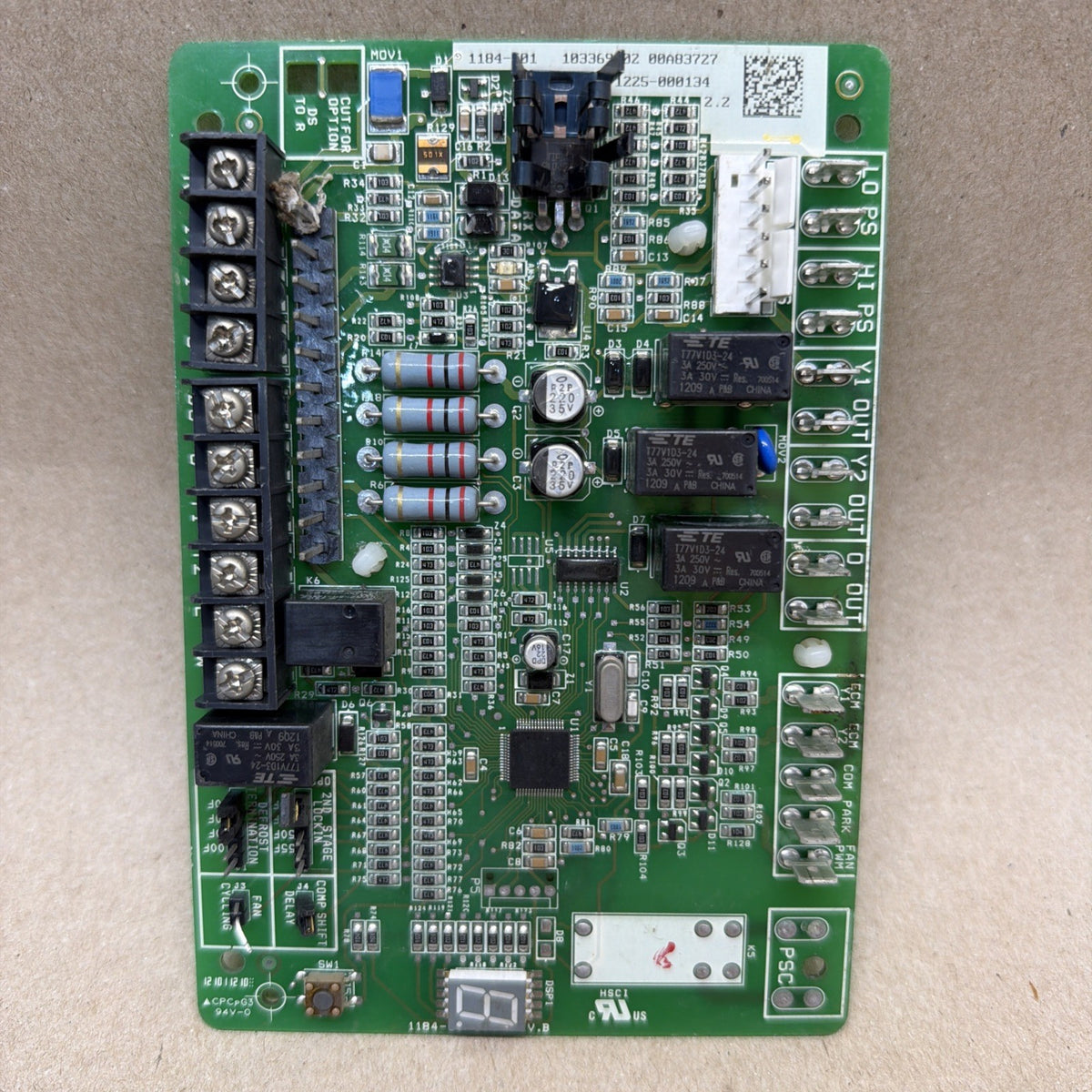 TESTED🔥 Lennox Heat Pump Control Board 1184-83-500. 103369-02 1184-501