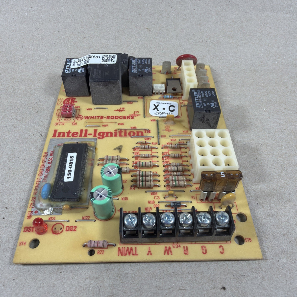 MWhite Rodgers D341396P01 Furnace Control Circuit Board 50A65-475-07