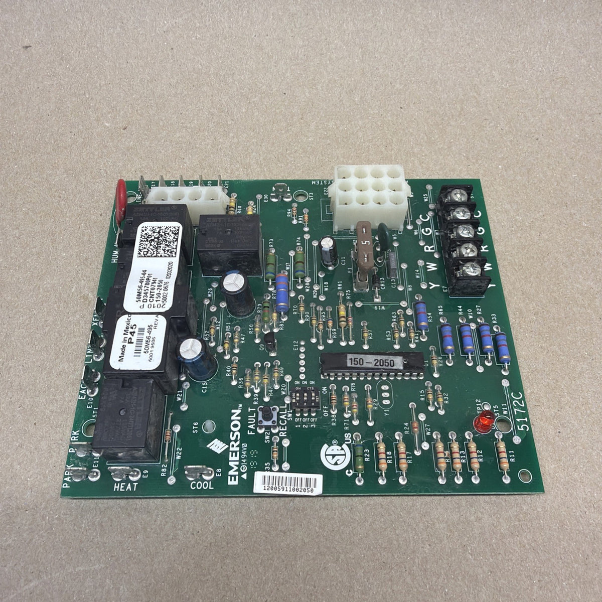 TESTED🔥. 50M56-495-04 Trane Furnace Control Board 50M56-495 D345780P01
